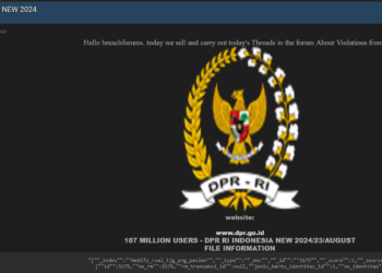 Threat Actor Claims to Sell Data of 107 Million DPR RI Users for $100,000