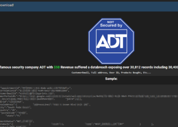 Threat Actor Claims to Leak ADT Data Containing Over 30,000 Records