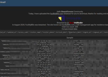 IntelBroker Alleged Data Breach of FacilityBills.com Database