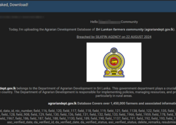 A Threat Actor Alleged Breach of Sri Lankan Farmers Community Database
