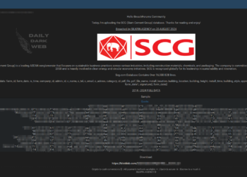 Threat Actor Claims Breach of Siam Cement Group Database