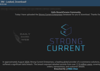 US E-Commerce Firm Strong Current Enterprises Allegedly Breached
