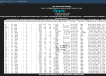 Alleged PopinBorder Leak is Published For Free
