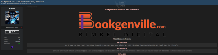 Educational Website Bookgenville Allegedly Breached