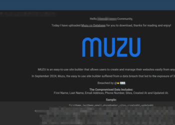 A Threat Actor Claims Data Breach of Muzu.co