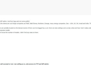 A Threat Actor Claims Admin Access to Corporate Analytics Software Used by Major Companies