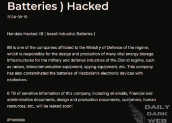 Handala Hacktivist Group Claims Breach of Two Israeli Defense-Related Companies