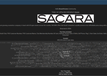 Cosmetics Company SACARA Allegedly Breached 692K Rows of User Data For Sale
