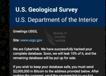 CyberVolk Claims Breach of U.S. Geological Survey Database