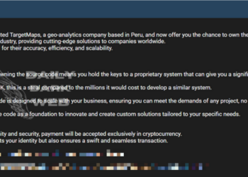 Source Code of TargetMaps Geo-Analytics Leaked on Dark Web