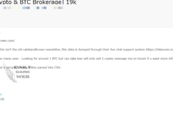 Caleb & Brown Client Data Leaked and Up for Sale