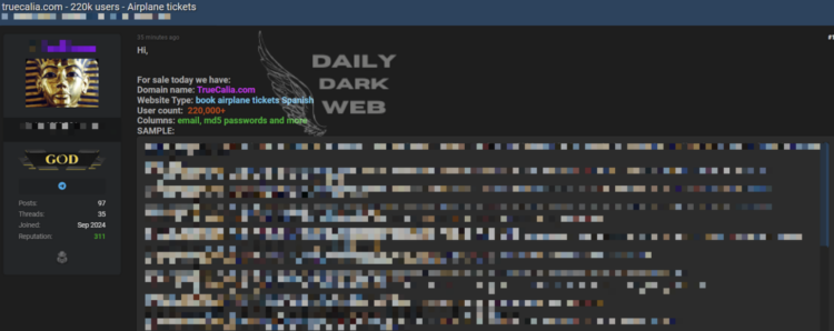 Data Breach Exposes Over 220,000 Users of TrueCalia.com