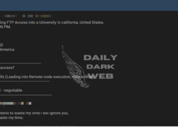 FTP Access to University of California Offered for Sale on Dark Web