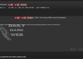 225K+ German B2B Leads Database Leaked on the Dark Web