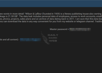 Wilson & Lafleur Data Breach Allegations Surface on Dark Web Forum