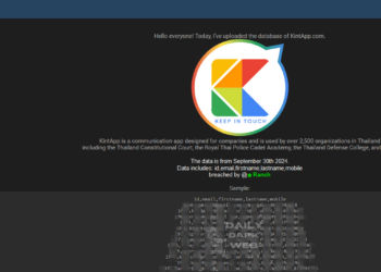 Alleged KintApp Breach Exposes High-Profiles From Thai Organizations