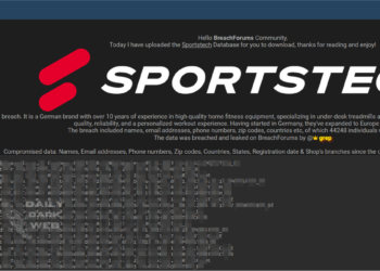 Alleged Sportstech Breach Leaked +44,000 Customer Data