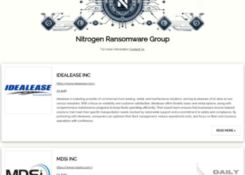 Nitrogen Ransomware Group Allegedly Targets Six New Companies