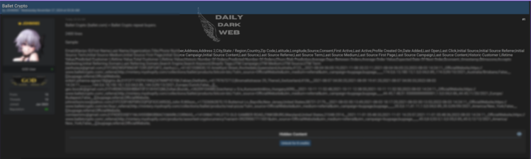 Ballet Crypto Data Breach Exposes Cryptocurrency User Information