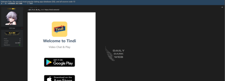 Alleged Database and Source Code Leak of Falo Dating App Raises Security Concerns