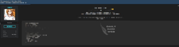 LePoint.fr Data Breach Exposes Thousands of User Records
