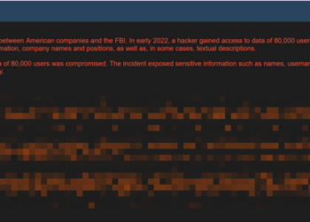 Data Breach Exposes 87K User Records from American Companies and Infragard.org
