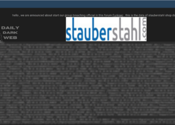 Germany – Stauberstahl.com Database Breach Exposes Sensitive Data