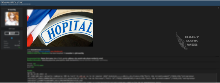 France – Hospital Database Breach Affects 750K Records