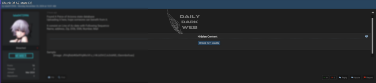 Arizona State Database Leak Exposes Sensitive Information
