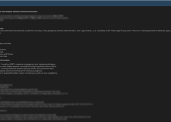 Alleged Data Breach at SEAT S.A. Exposes Customer Information