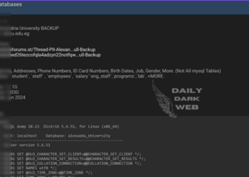 Alleged Data Breach at Alexandria University Exposes Sensitive Information
