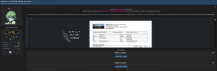 Aosense.com Database Breach Raises Concerns Over NASA-Related Data Security