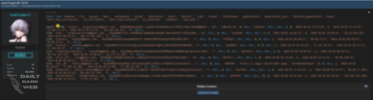 Psychogen Database Breach Raises Concerns Over User Privacy