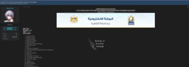 Cairo Governorate Education Portal Data Breach Raises Privacy Concerns