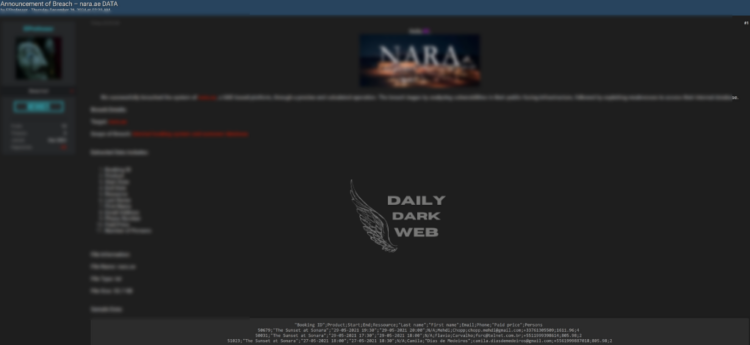 Nara.ae Data Breach Raises Concerns Over User Privacy