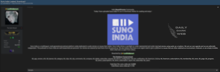 Suno India Data Breach Sparks Privacy and Security Concerns