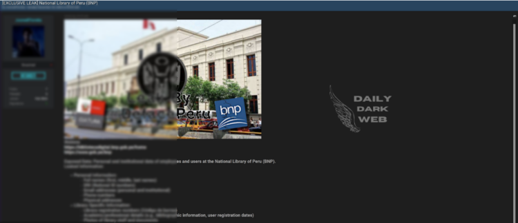 National Library of Peru Data Breach Sparks Concerns