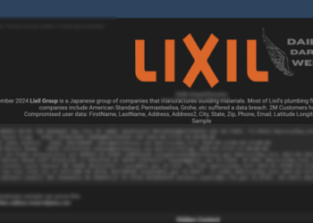 Alleged Data Breach at LIXIL Exposes Sensitive Customer Information
