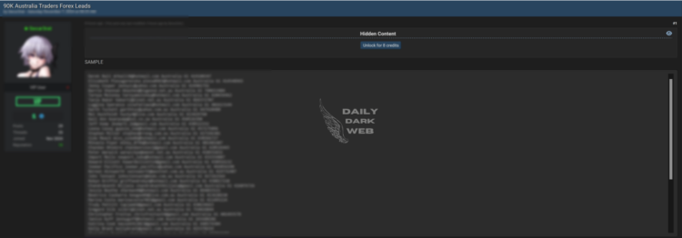 Alleged Data Leak Exposes Personal Information of 90,000 Australian Forex Traders