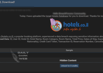 Alleged Data Breach at Hotels.co.il Exposes Sensitive Customer Information