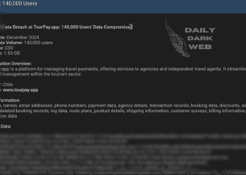 Alleged Data Breach at TourPay App Exposes Sensitive Information of 140,000 Users