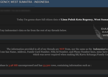 Alleged Data Breach Exposes Citizen Database of Lima Puluh Kota Regency