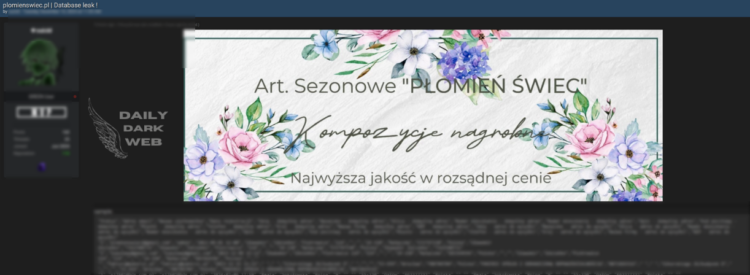 Alleged Data Breach at Plomienswiec.pl Exposes Sensitive User Information