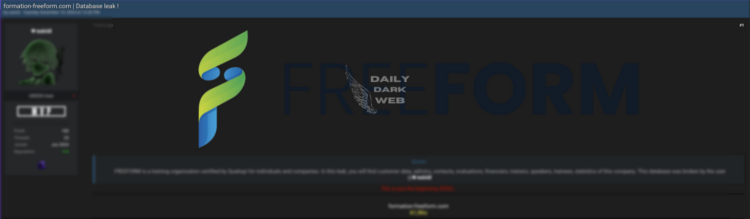Alleged Data Breach at Freeform.com Exposes Sensitive User Information