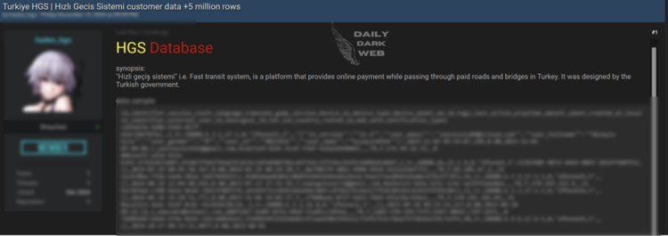 Alleged Data Breach at HGS Exposes Sensitive Customer Information in Turkey