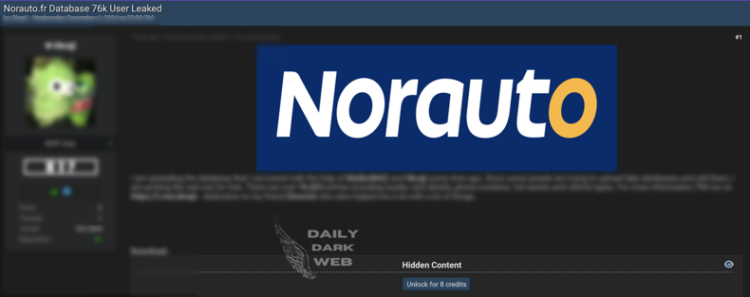 Alleged Data Breach at Norauto.fr Exposes Sensitive Customer Information