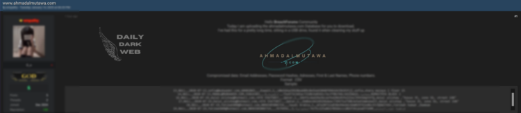 Website Breach Reported for Ahmad Al Mutawa Platform in UAE