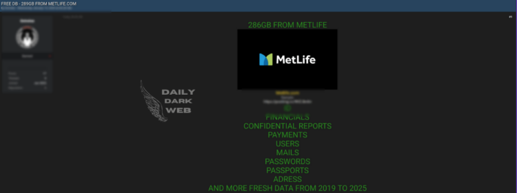 MetLife Data Breach Raises Privacy Concerns in the United States