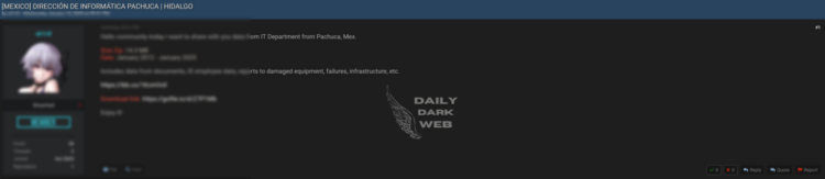 Pachuca Hidalgo IT Department Faces Potential Data Breach
