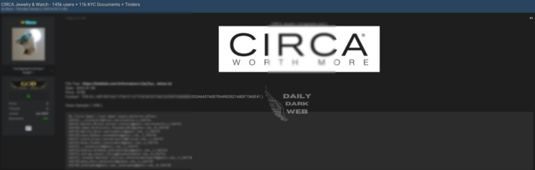 CIRCA Jewelry and Watch Platform Data Breach Raises Privacy Concerns